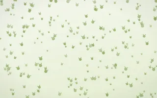 Matcha Latte Kittens Dense II — light green and white cute background, variation II