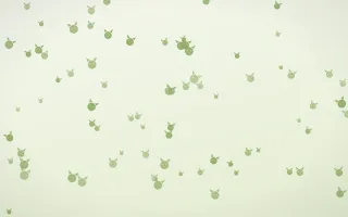 Matcha Latte Kittens III — light green and white cute background, variation III