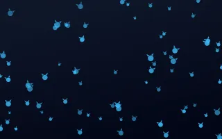 Midnight Kittens — dark blue cute background