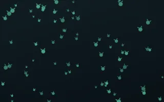 Midnight Garden Kittens — dark green and black cute background