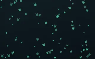 Midnight Garden Kittens III — dark green and black cute background, variation III