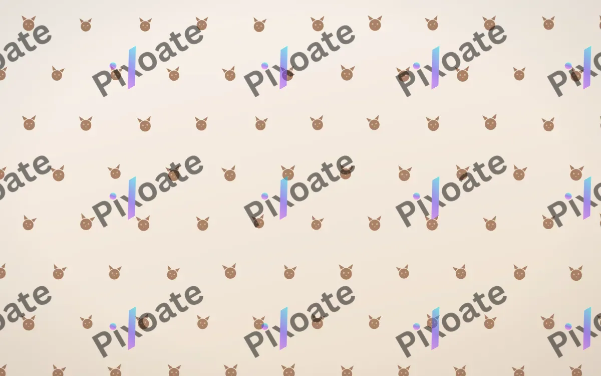 Mocha Milk Kittens Tiled — light orange and white cute background