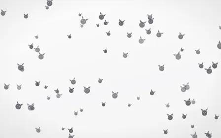 Mono Kittens — light grey and white cute background