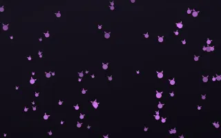 Neon Noir Kittens III — dark purple, teal and black cute background, variation III