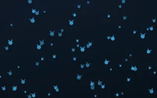 Ocean Ink Kittens — dark blue cute background