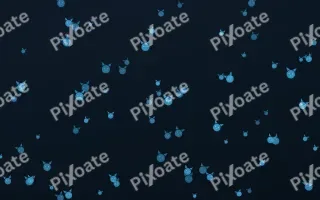 Ocean Ink Kittens — dark blue cute background