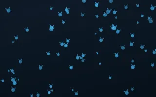 Ocean Ink Kittens II — dark blue cute background, variation II