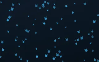 Ocean Ink Kittens III — dark blue cute background, variation III
