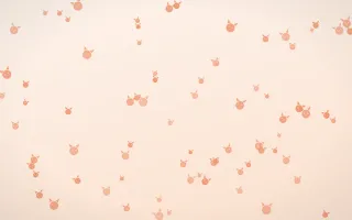 Peach Fuzz Kittens — light orange and white cute background