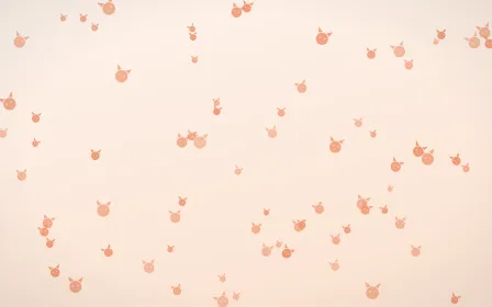 Peach Fuzz Kittens — light orange and white cute background