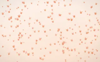 Peach Fuzz Kittens Dense — light orange and white cute background