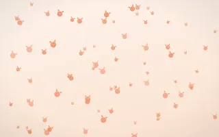 Peach Fuzz Kittens III — light orange and white cute background, variation III