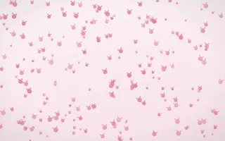 Rosewater Kittens Dense — light pink and white cute background