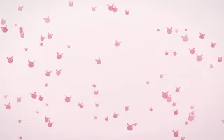 Rosewater Kittens II — light pink and white cute background, variation II
