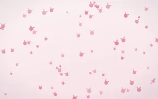 Rosewater Kittens III — light pink and white cute background, variation III