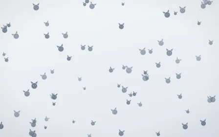 Slate Mist Kittens — light blue and white cute background