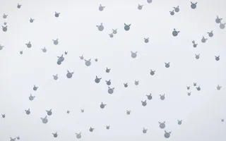 Slate Mist Kittens II — light blue and white cute background, variation II