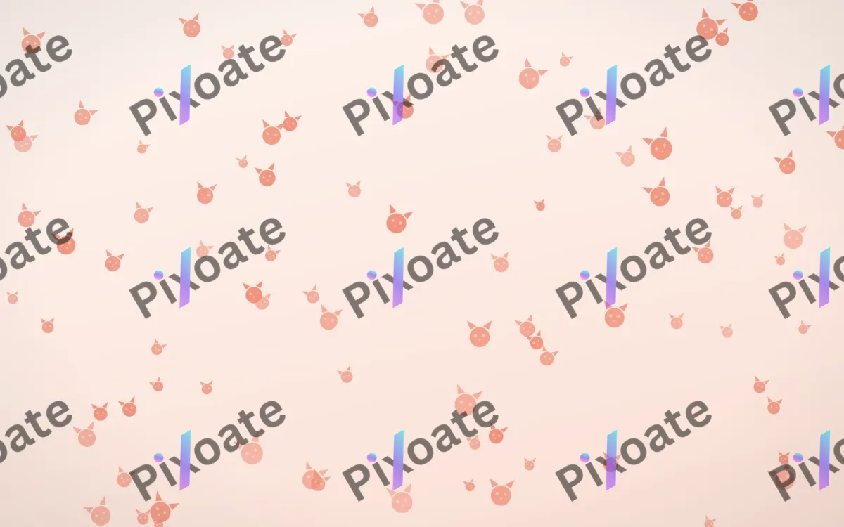 Sorbet Kittens — light red, orange and white cute background