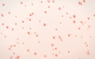 Sorbet Kittens — light red, orange and white cute background