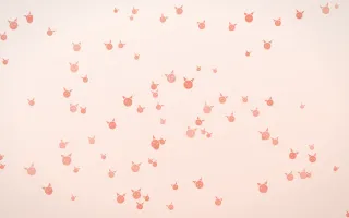 Sorbet Kittens III — light red, orange and white cute background, variation III