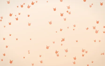 Sunset Pop Kittens — light orange and beige cute background