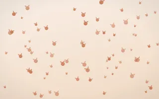 Terracotta Kittens — light orange and beige cute background