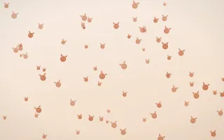Terracotta Kittens II — light orange and beige cute background, variation II