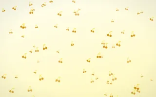 Butter Cherries — light brown, gold and white cute background