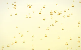 Butter Cherries II Butter Cherries II — light brown, gold and white cute background, variation II