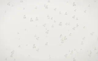 Fogline Cherries II — light grey, orange and white cute background, variation II