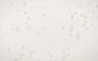 Fogline Cherries III — light grey, orange and white cute background, variation III