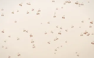 Mocha Milk Cherries — light orange and white cute background