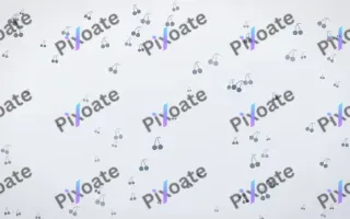 Slate Mist Cherries III — light blue and white cute background, variation III