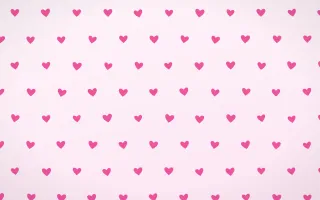 Blush Hearts — light pink and white cute background