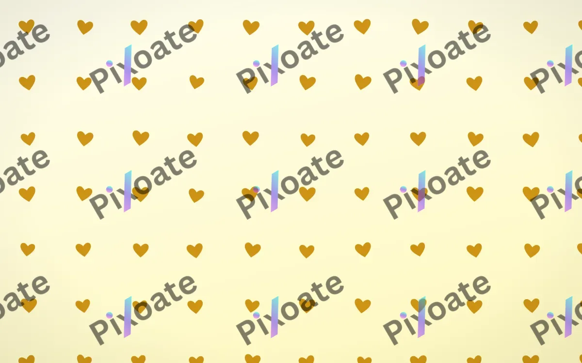 Butter Hearts — light brown, gold and white cute background