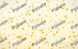 Buttercream Hearts Dense — light gold, yellow and white cute background