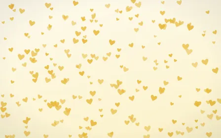 Buttercream Hearts Dense — light gold, yellow and white cute background