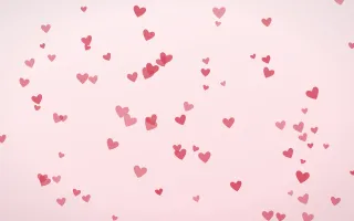 Cherry Soda Hearts — light red and white cute background