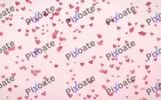 Cherry Soda Hearts Dense III — light red and white cute background, variation III