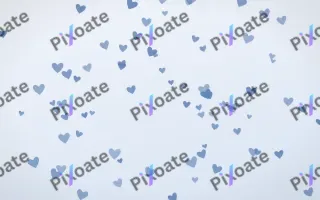 Denim Day Hearts III — light blue and white cute background, variation III