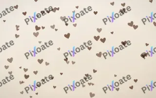 Espresso Hearts — light brown, orange and beige cute background