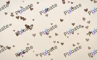Espresso Hearts II — light brown, orange and beige cute background, variation II