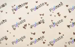 Espresso Hearts III — light brown, orange and beige cute background, variation III