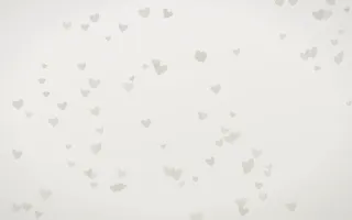 Fogline Hearts II — light grey, orange and white cute background, variation II