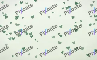 Forest Cream Hearts — light green and white cute background