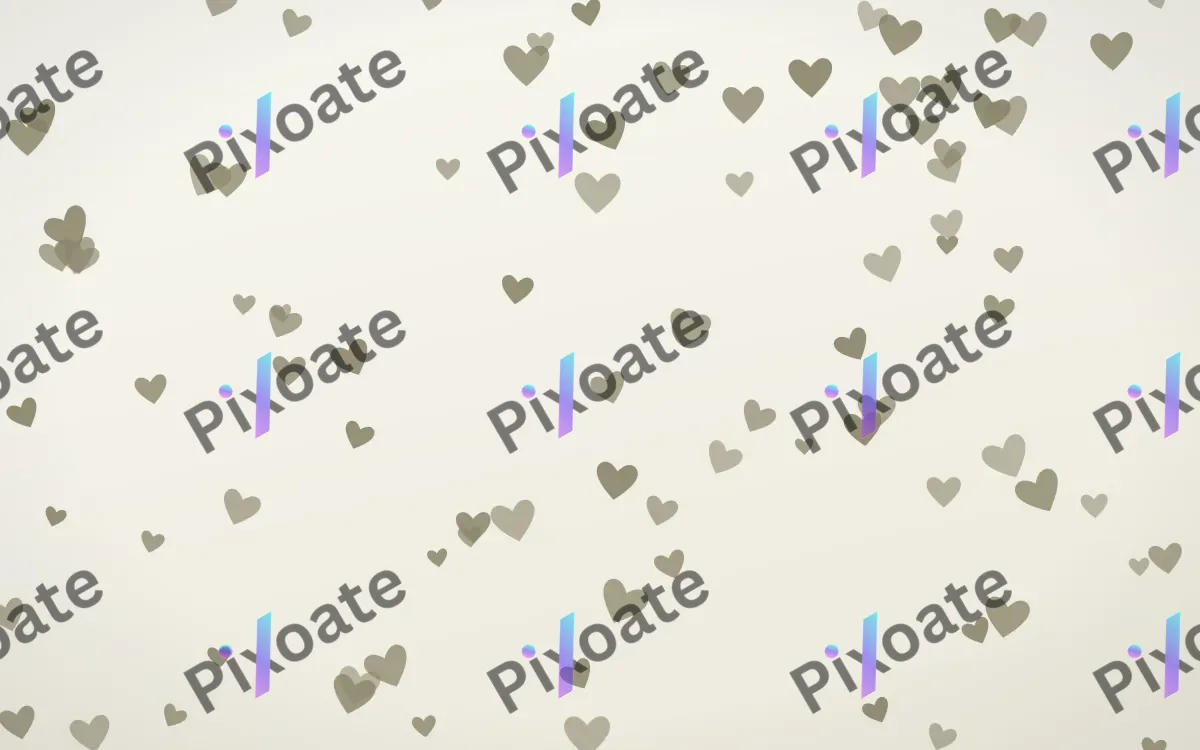 Fresh Linen Hearts — light yellow and white cute background