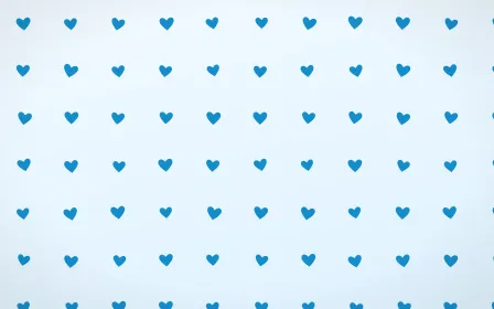 Ice Hearts — light blue and white cute background