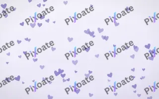 Lilac Frost Hearts — light blue and white cute background