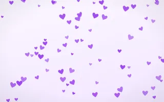 Lilac Hearts II Lilac Hearts II — light purple and white cute background, variation II
