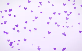 Lilac Hearts III Lilac Hearts III — light purple and white cute background, variation III